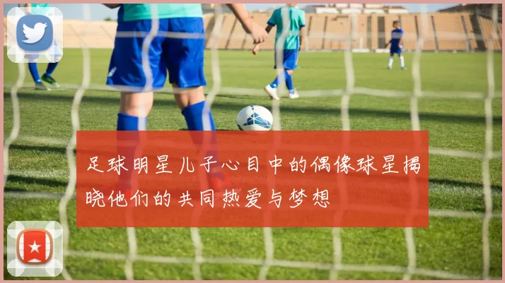 足球明星儿子心目中的偶像球星揭晓他们的共同热爱与梦想