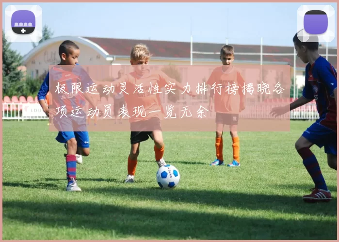 极限运动灵活性实力排行榜揭晓各项运动员表现一览无余